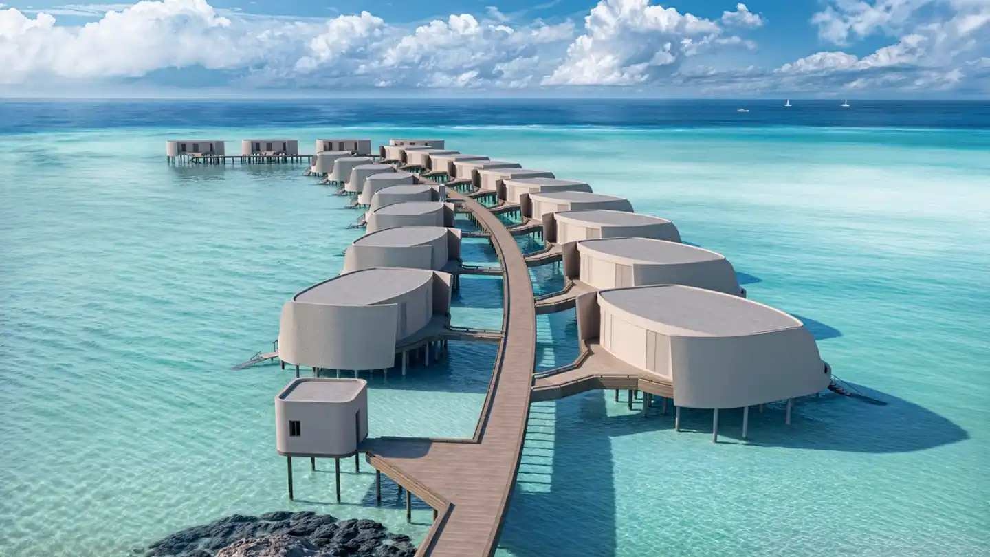 Centara Grand Lagoon Maldives Terrasse