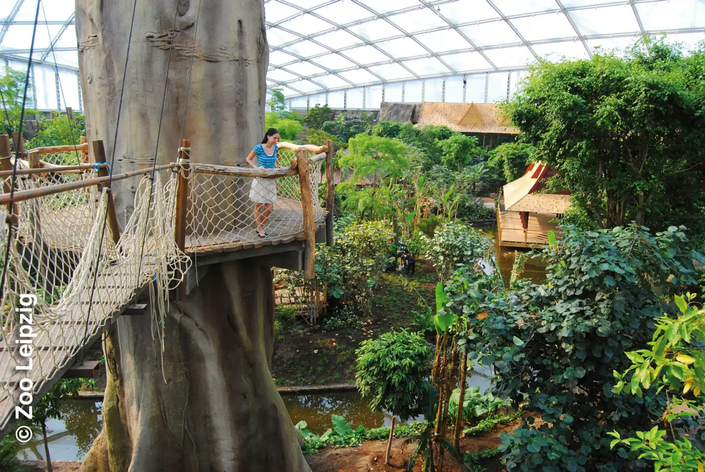 Leipzig mit Zoo Aussenansicht