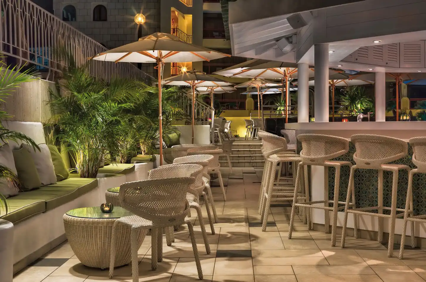 Seaside Sandy Beach Terrasse