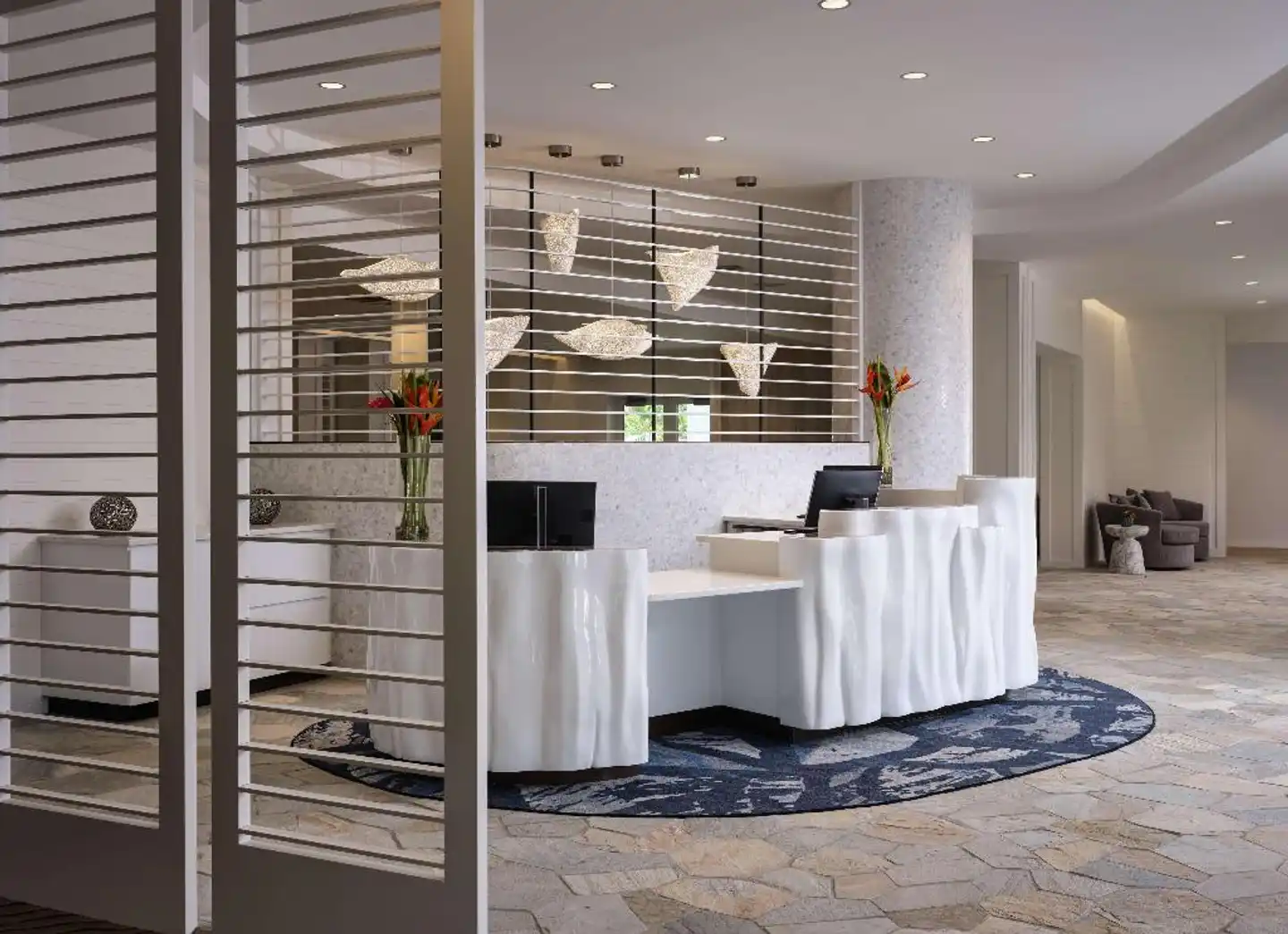 Hilton Garden Inn Cocoa Beach Oceanfront Lobby