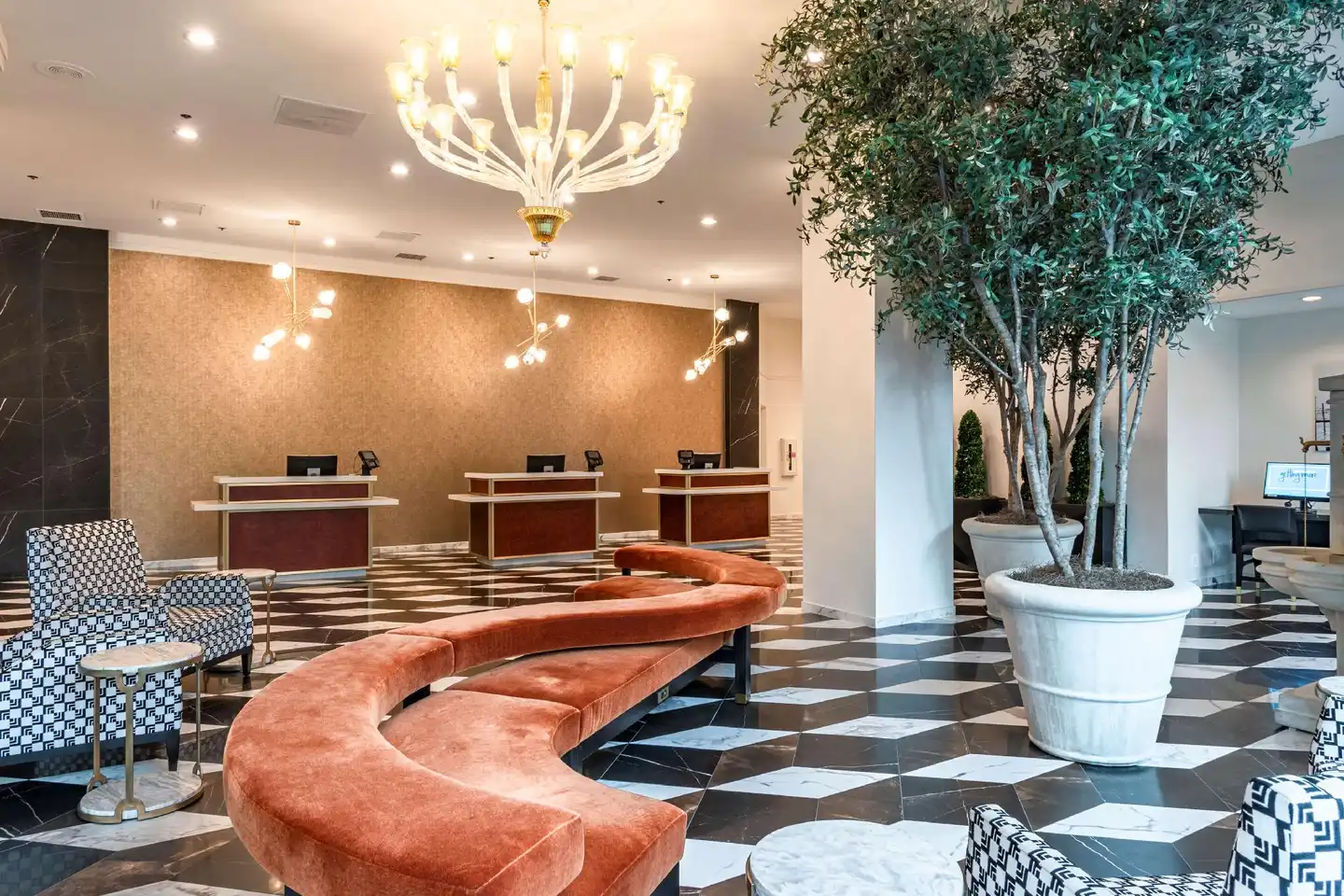 The Little Italy Hotel in Downtown San Diego Lobby