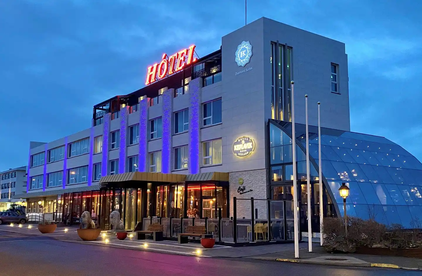 Hótel Keflavík Aussenansicht