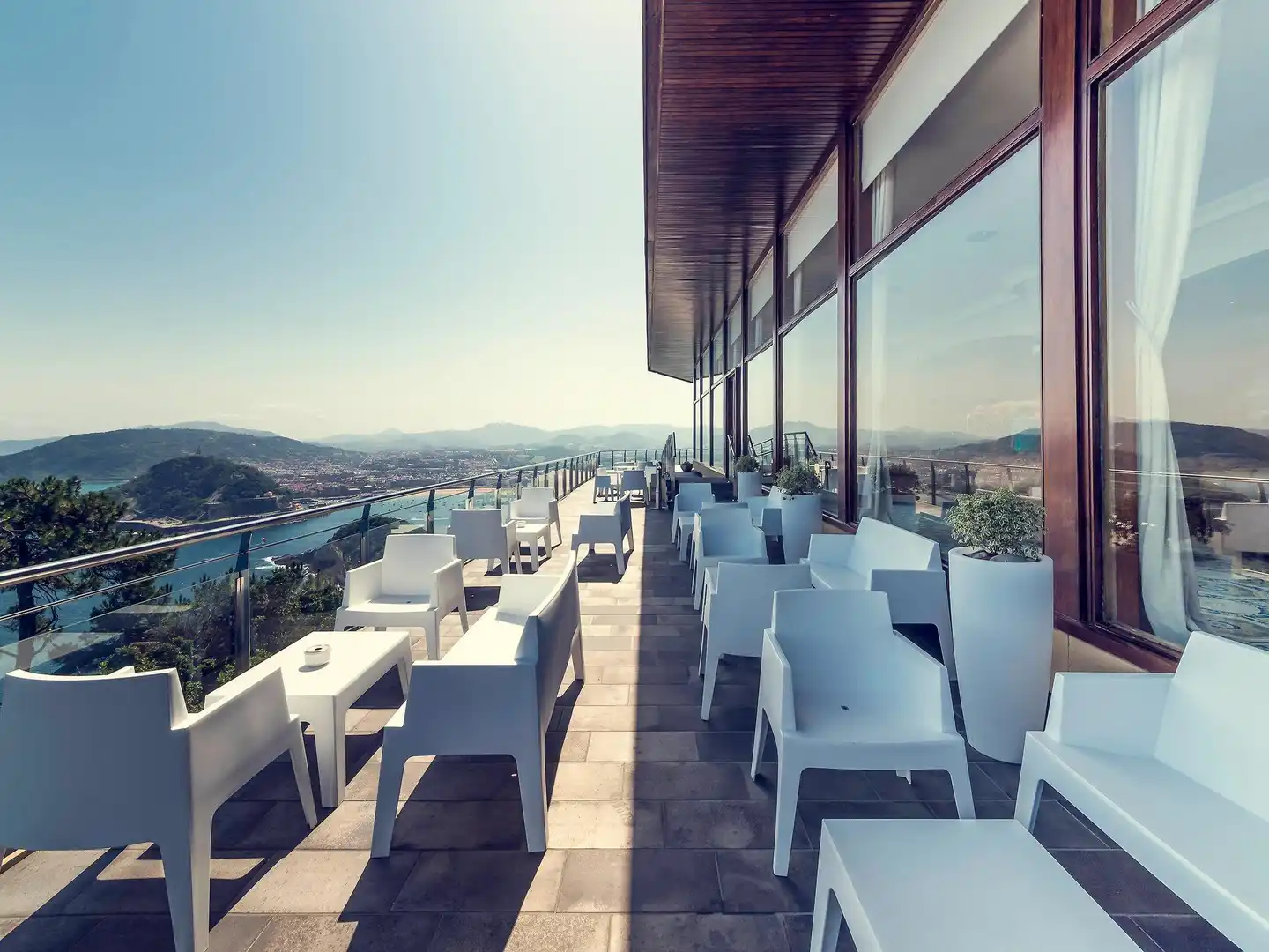 Mercure San Sebastián Monte Igueldo Terrasse