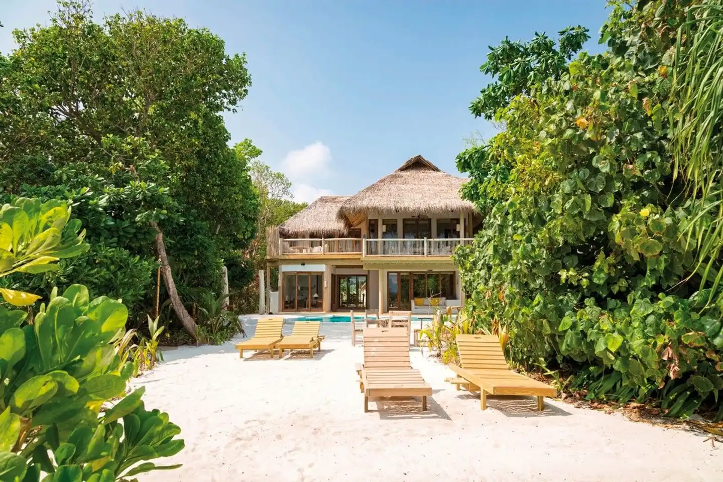 Soneva Fushi Aussenansicht