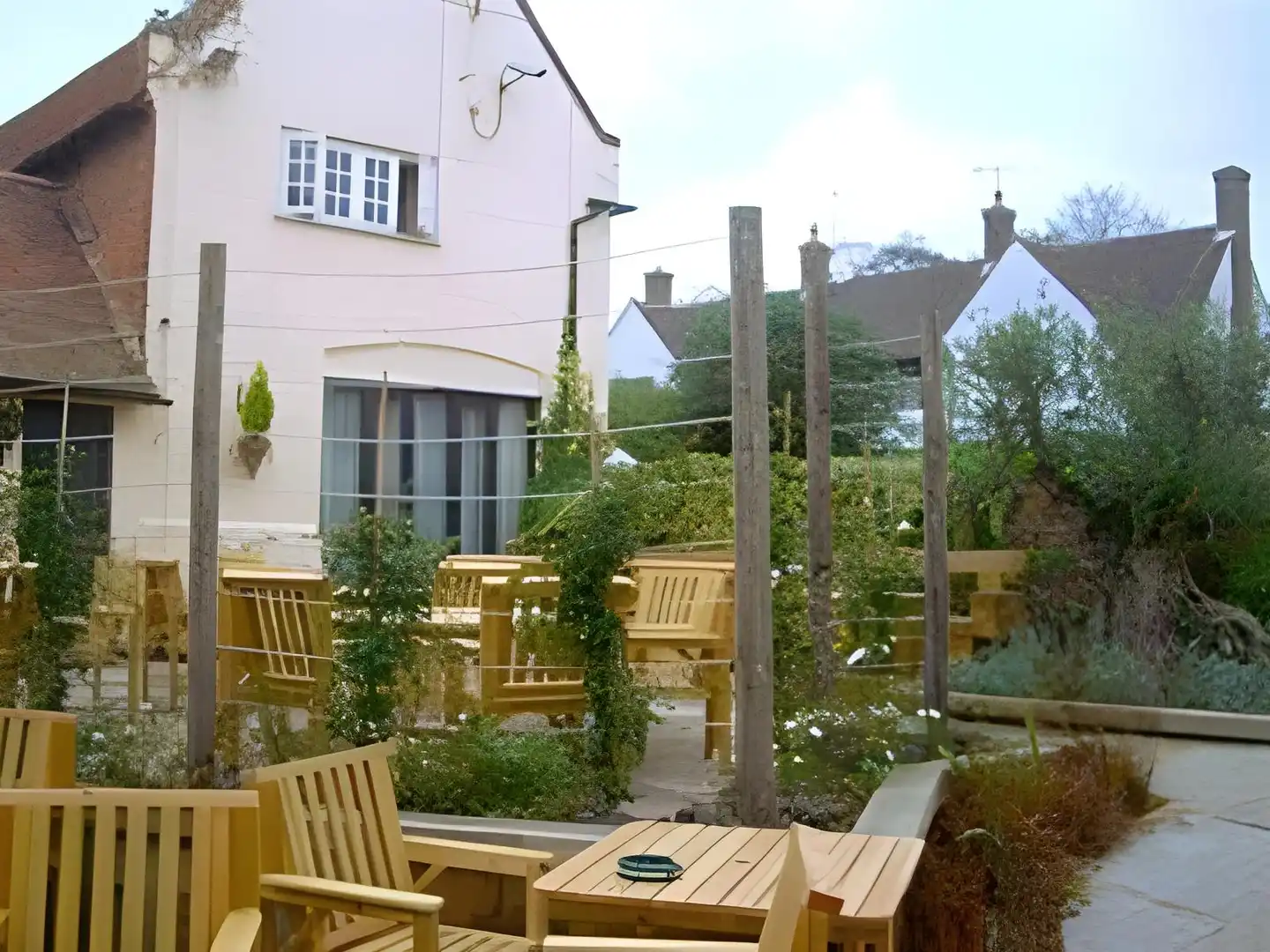 Woolpack Inn Terrasse