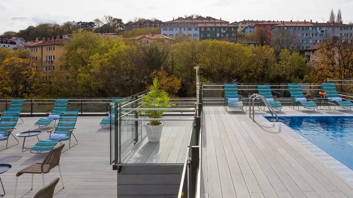 Axel Hotel San Sebastian Terrasse