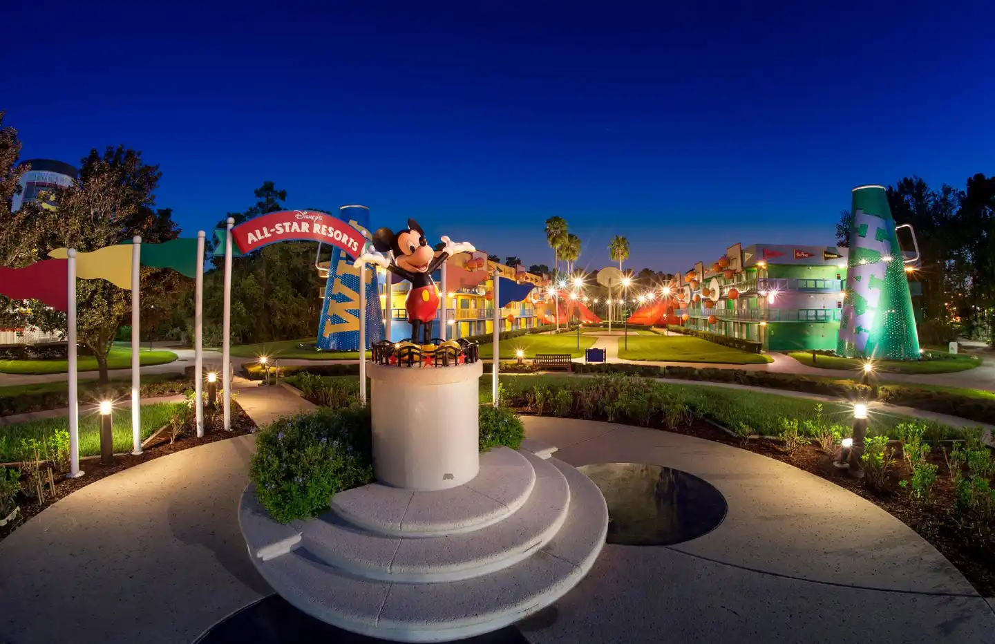 Disney's All-Star Resorts - Sports Resort Terrasse