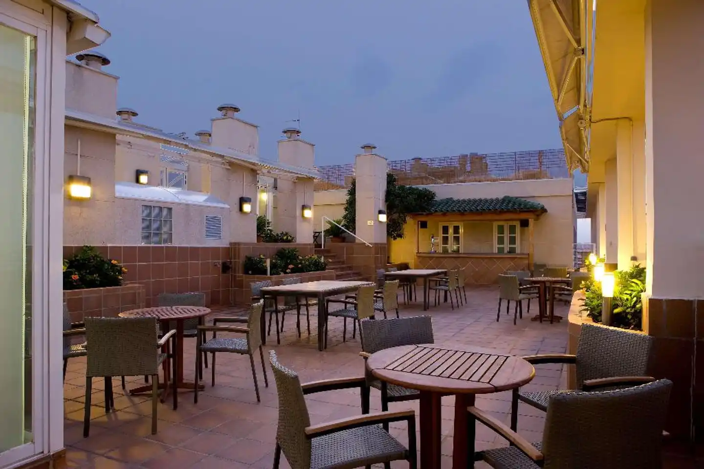 NH Valencia Center Terrasse