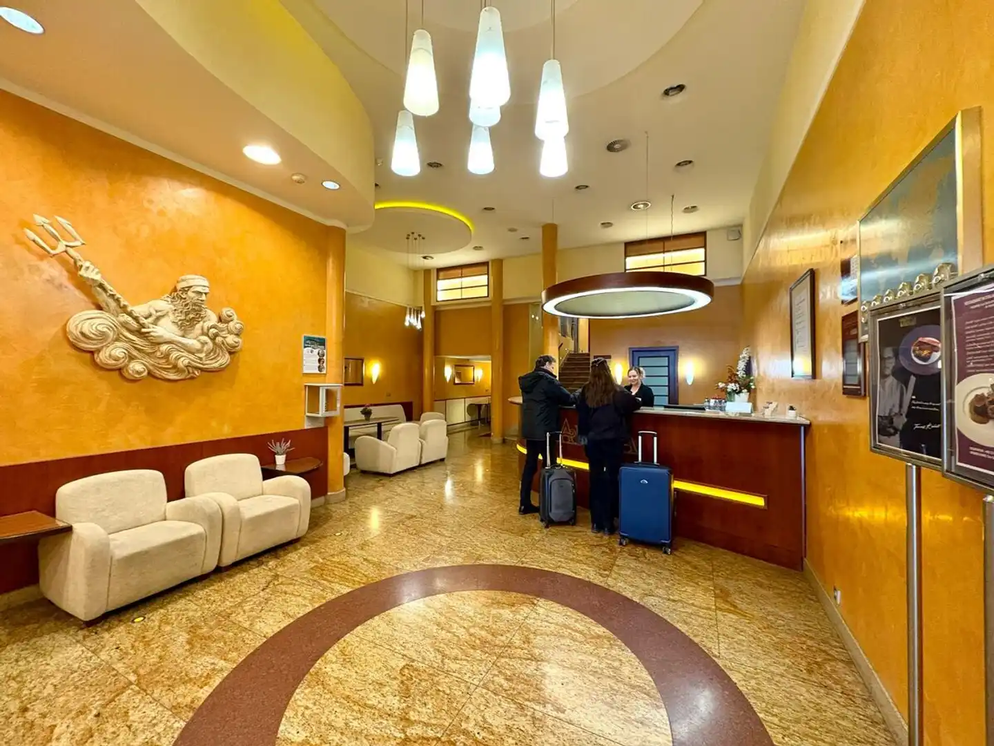 Adria Hotel Prague Lobby
