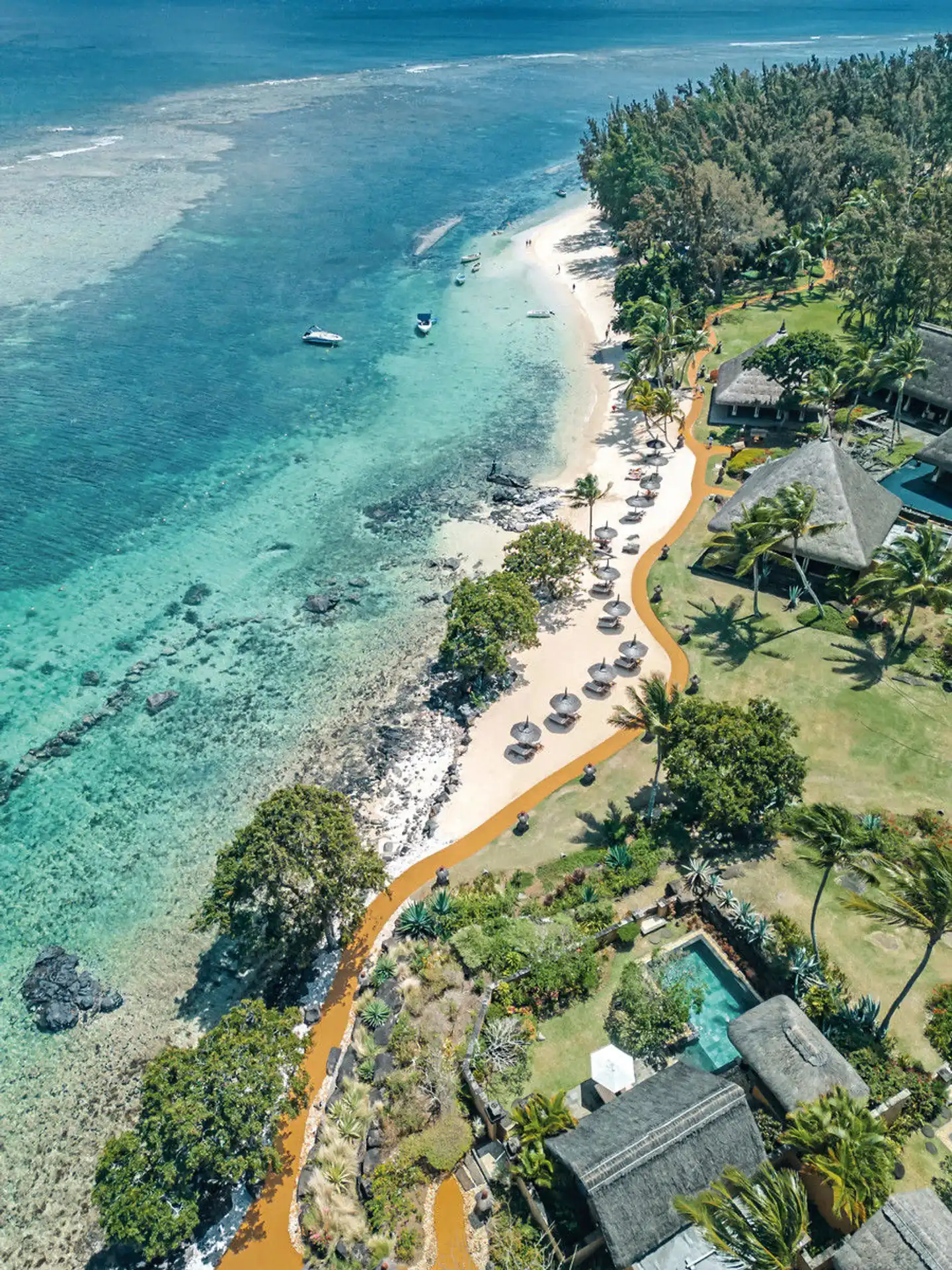 The Oberoi Beach Resort, Mauritius Landschaft