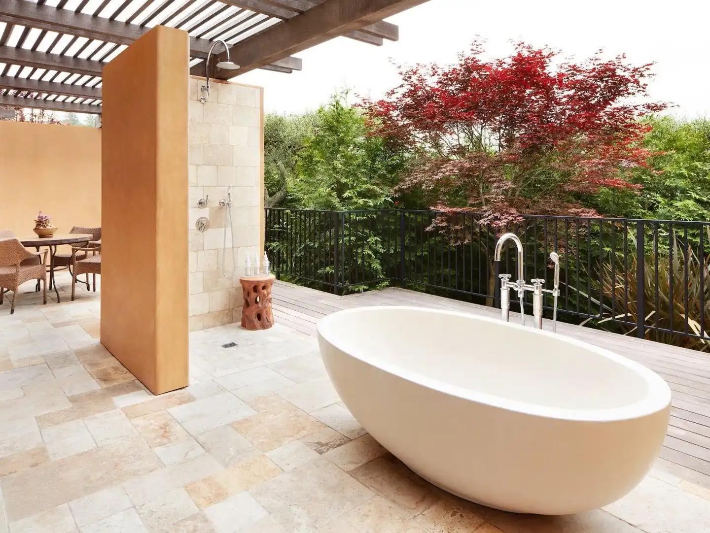 Auberge du Soleil Badezimmer