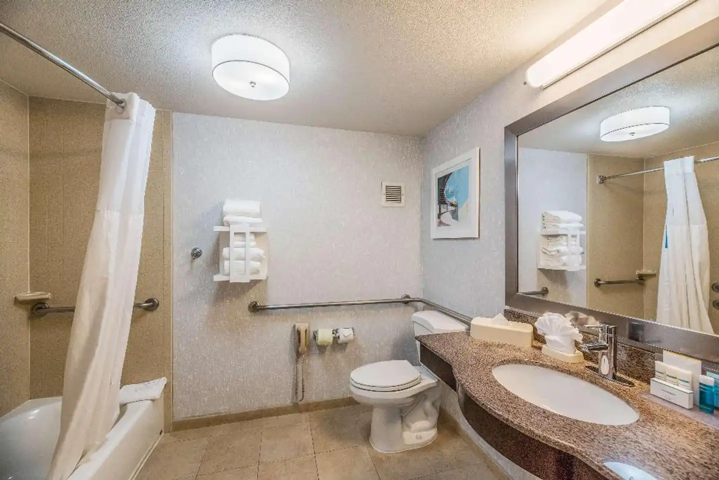 Hampton Inn Oakland-Hayward Badezimmer