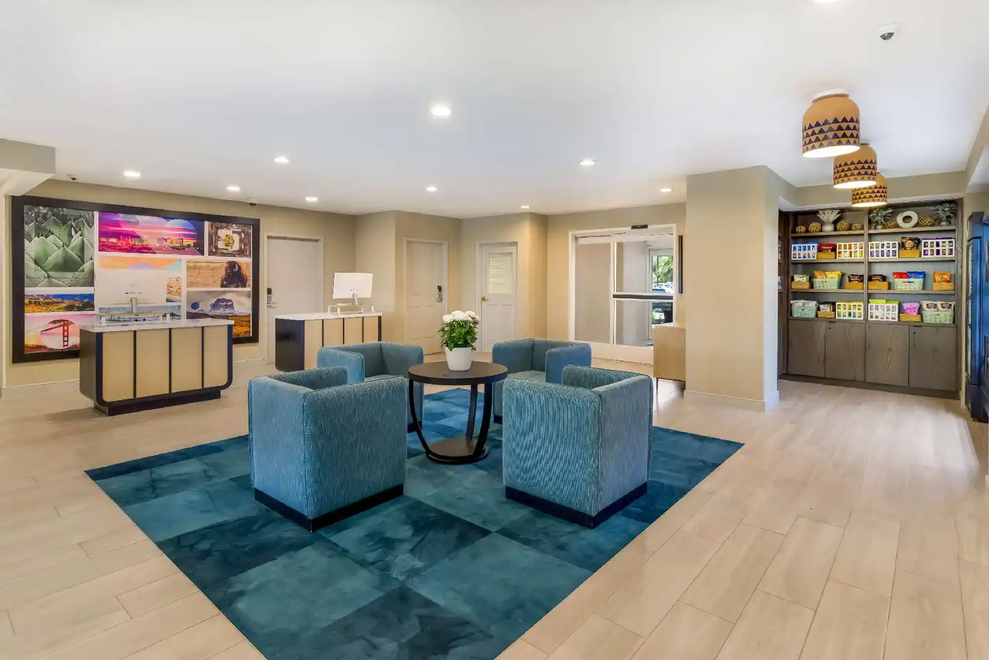 Sonesta ES Suites San Francisco Airport Oyster Point Waterfront Lobby