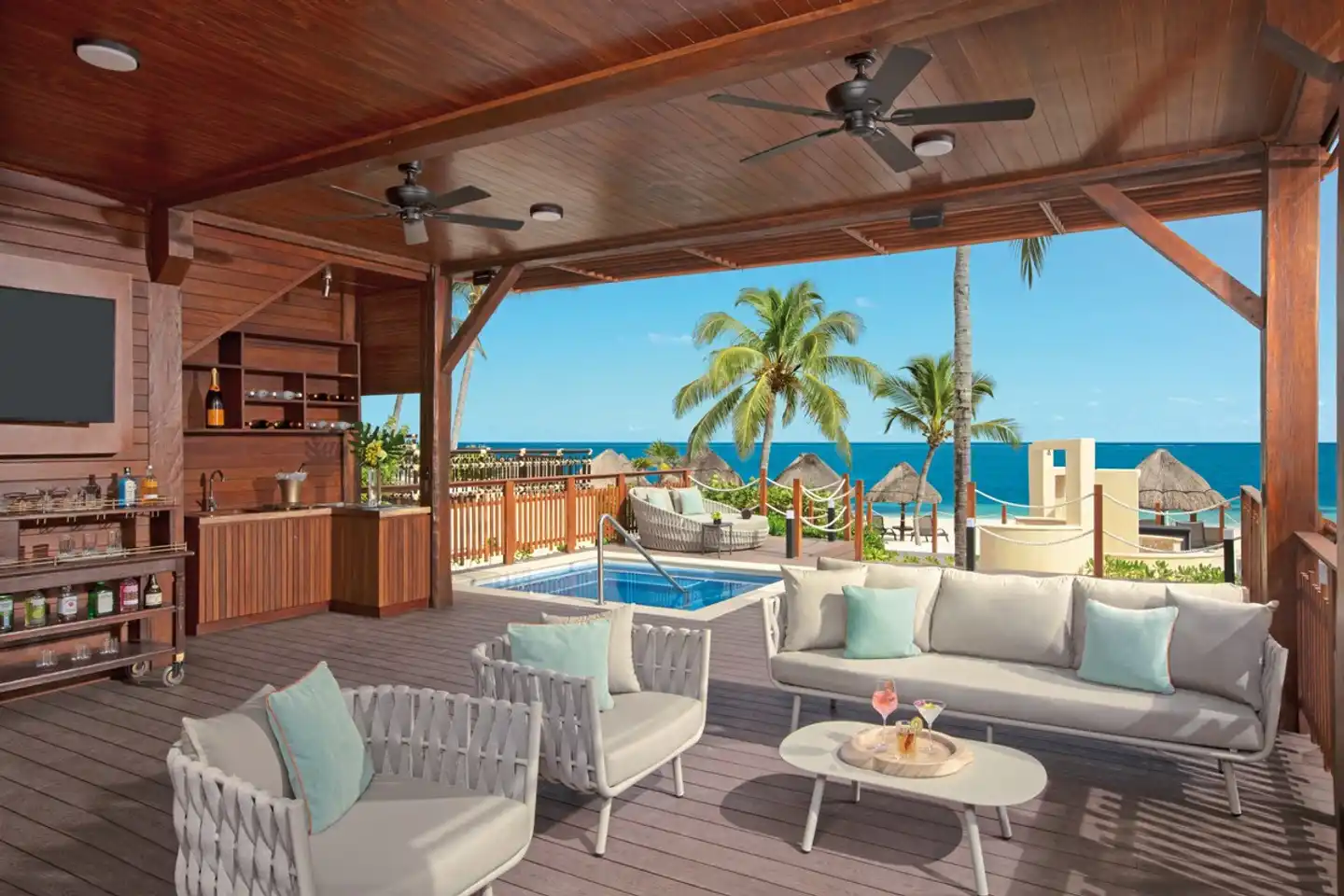 Dreams Riviera Cancun Resort & Spa Terrasse