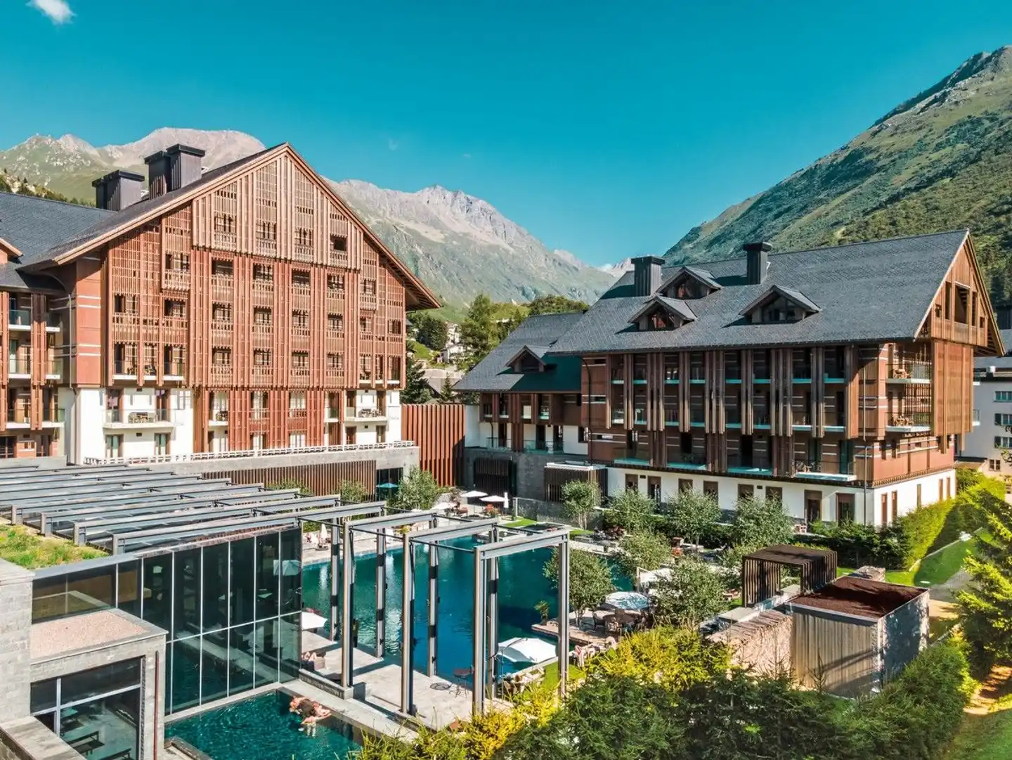The Chedi Andermatt Aussenansicht
