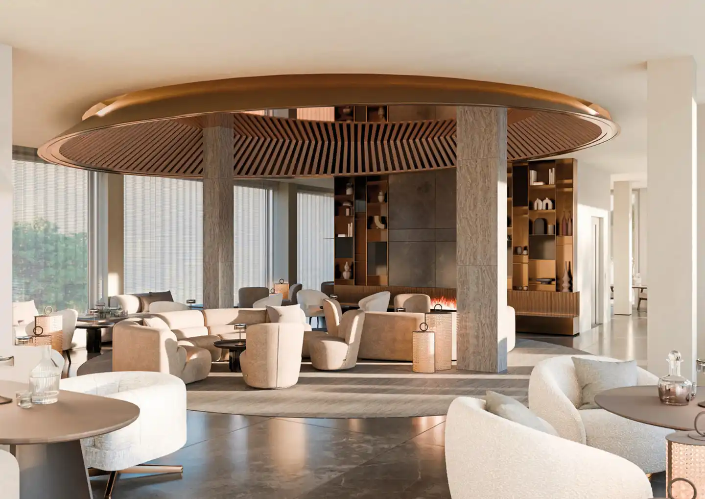 Stroblhof Lake Garda Lobby