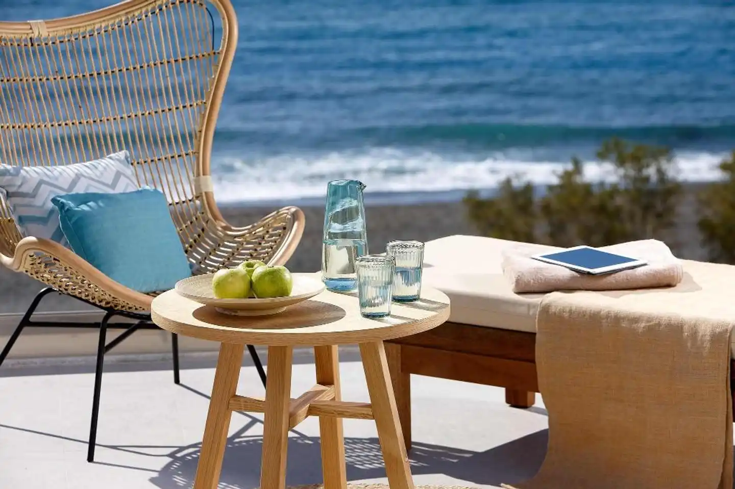 Enorme Santanna Beach Terrasse