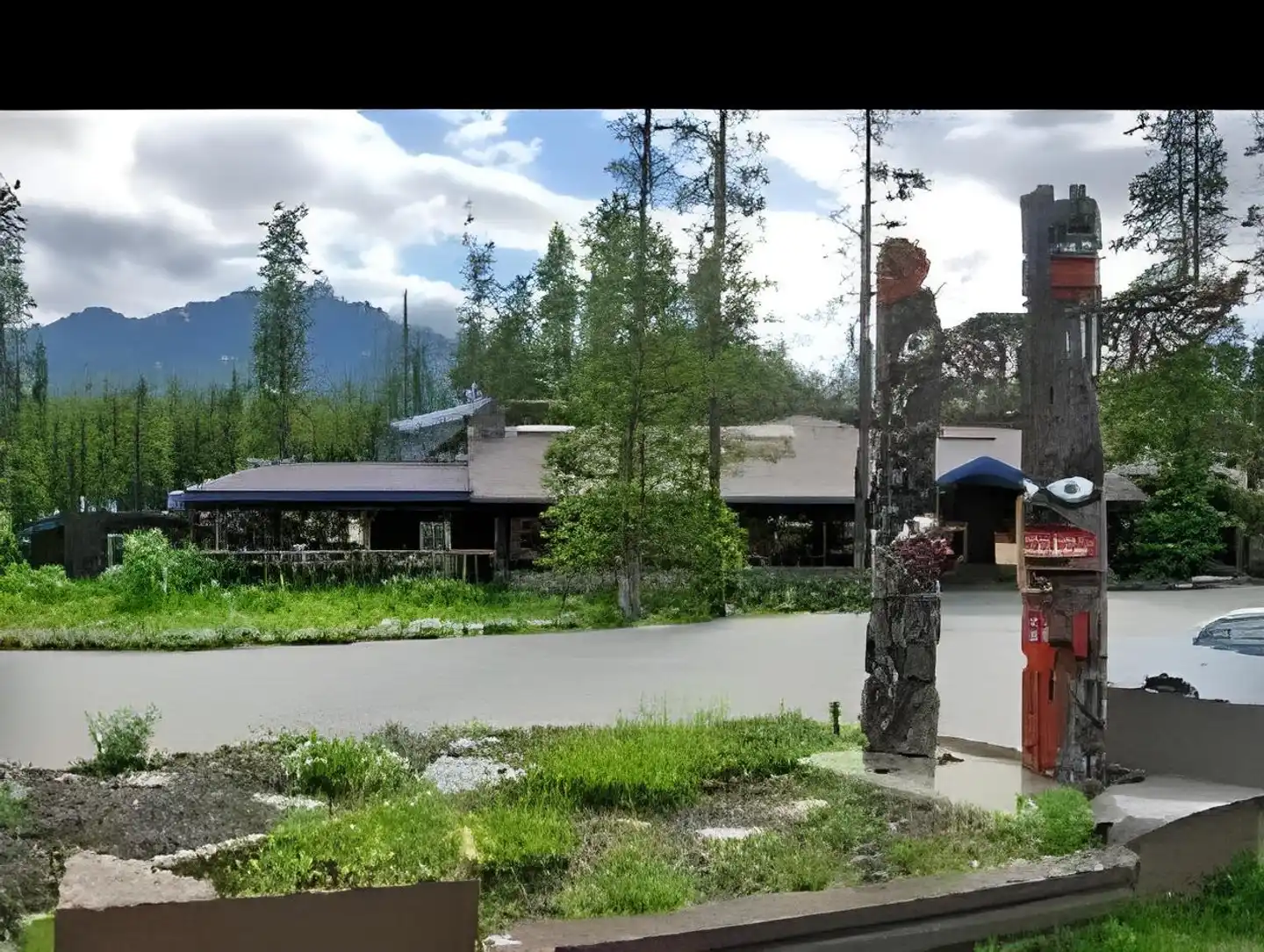 Sunwapta Falls Rocky Mountain Lodge Garten