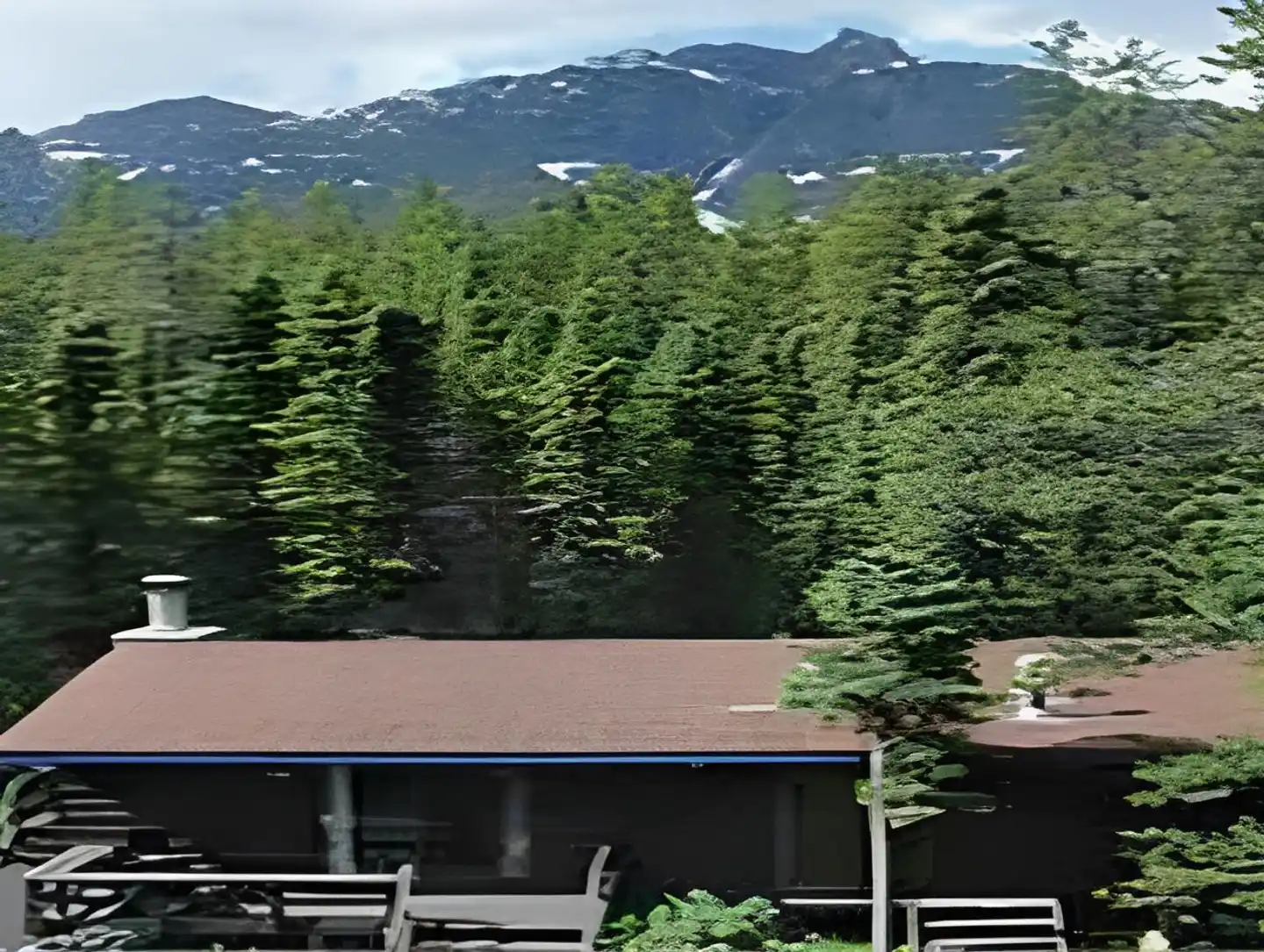 Sunwapta Falls Rocky Mountain Lodge Landschaft