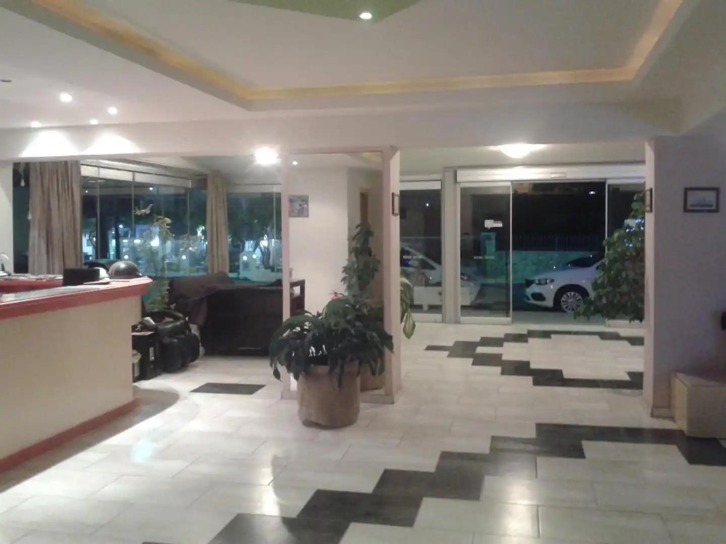 Neon Hotel Lobby
