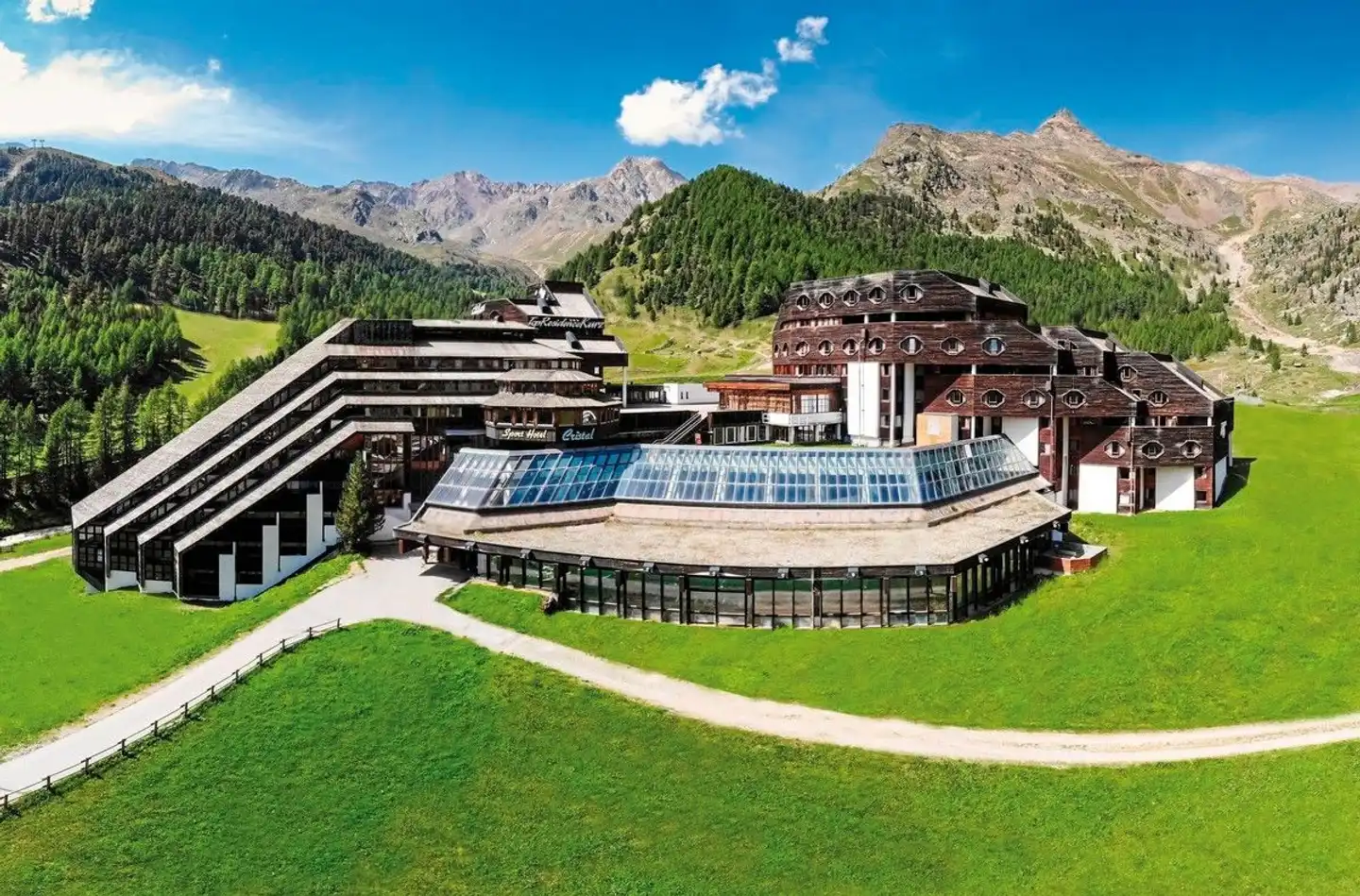 Blu Hotel Senales: Zirm-Cristal Aussenansicht