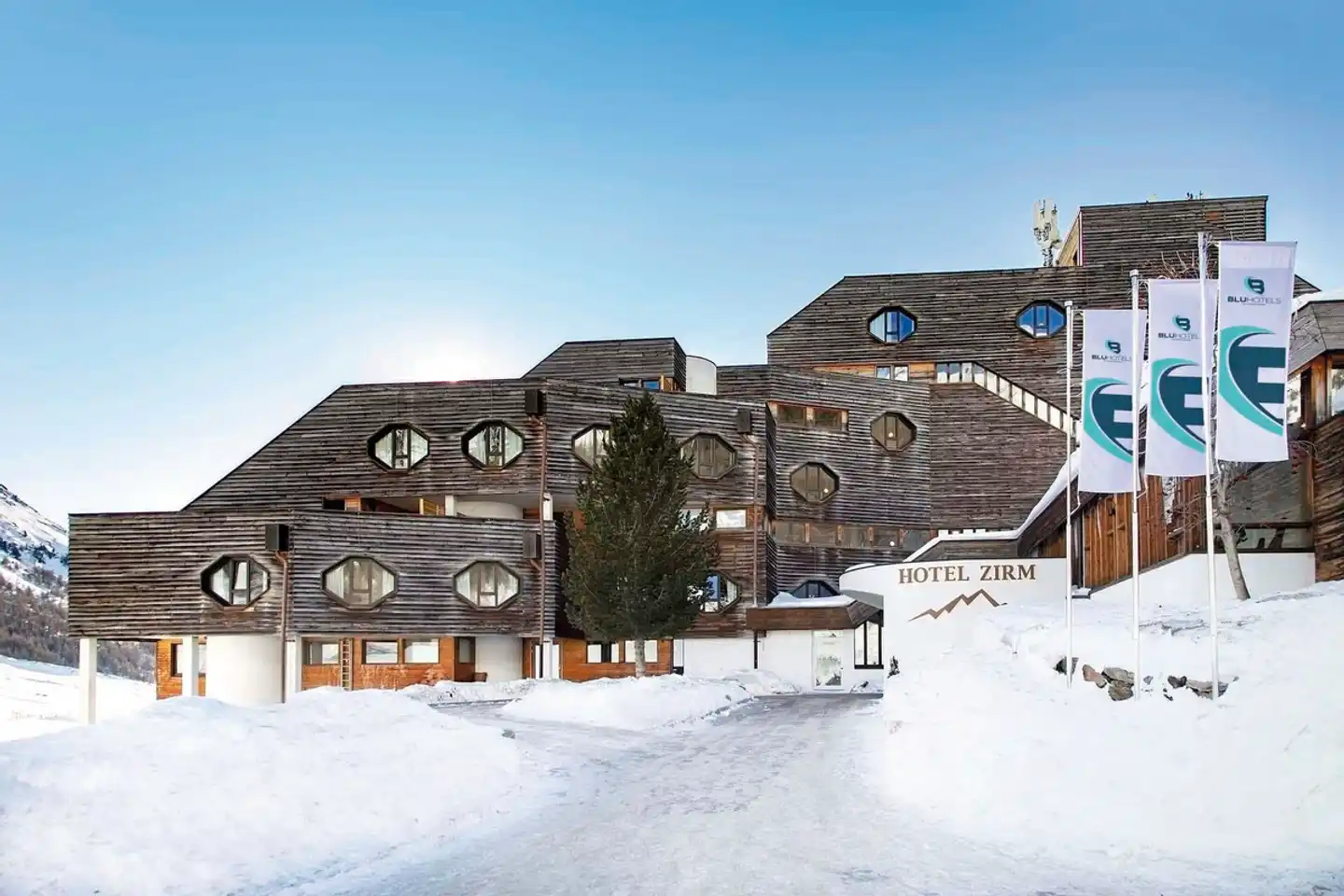 Blu Hotel Senales: Zirm-Cristal Aussenansicht