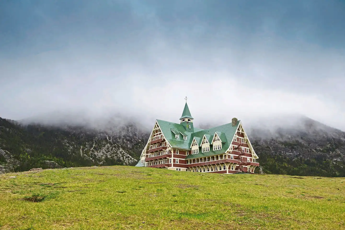 Prince Of Wales Hotel Waterton Park Garten