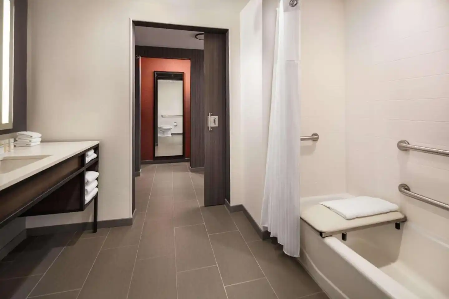 Hilton Garden Inn Sacramento Airport Natomas Badezimmer