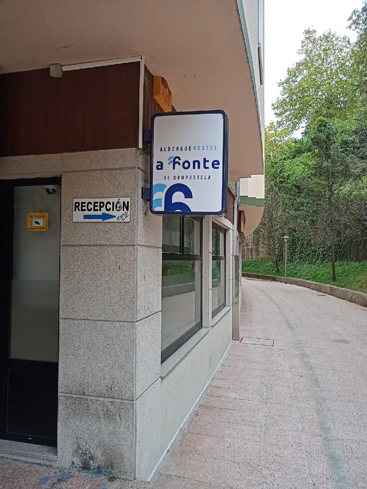 Albergue A Fonte de Compostela Aussenansicht