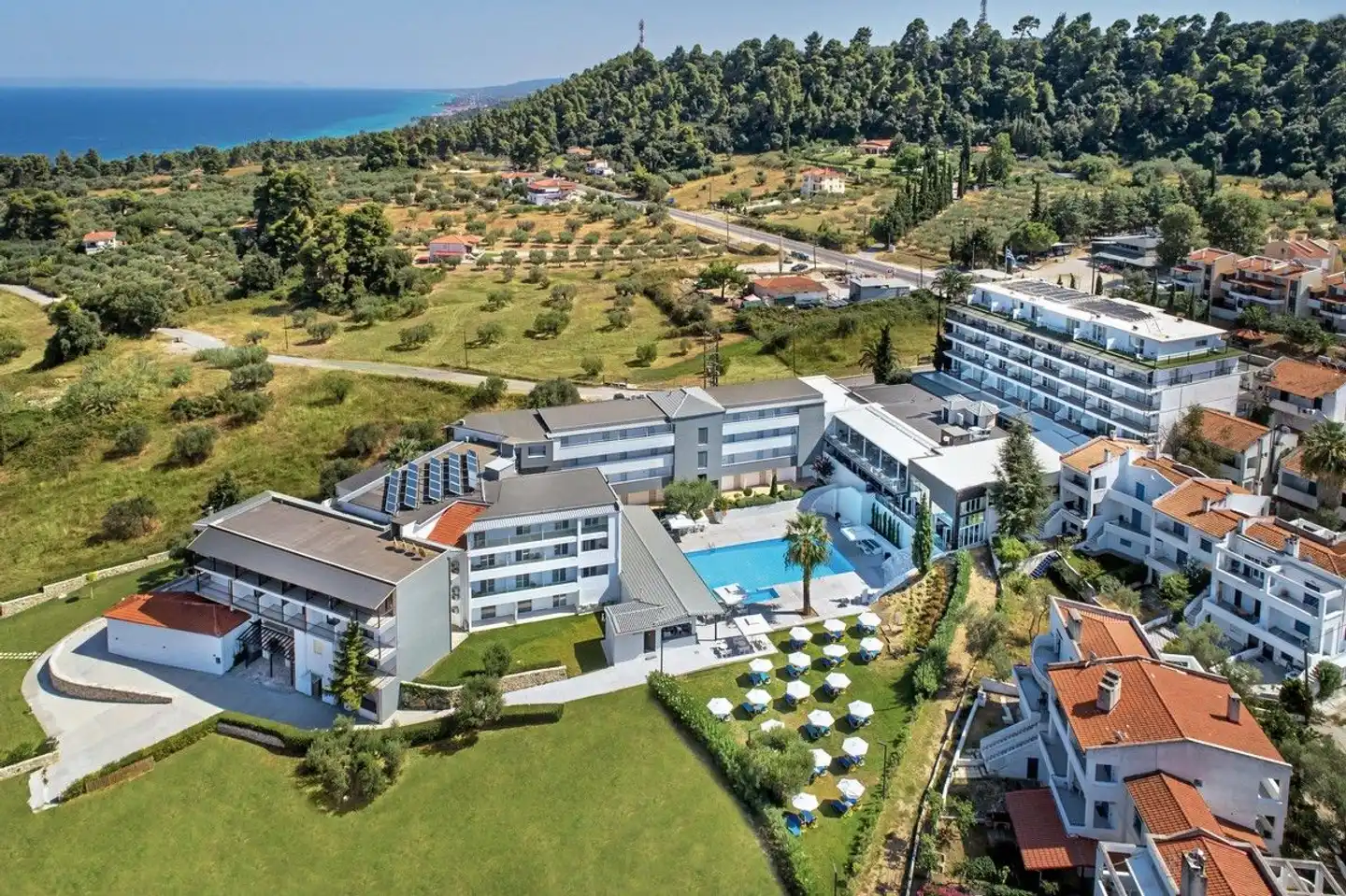 Hotel Kriopigi Aussenansicht