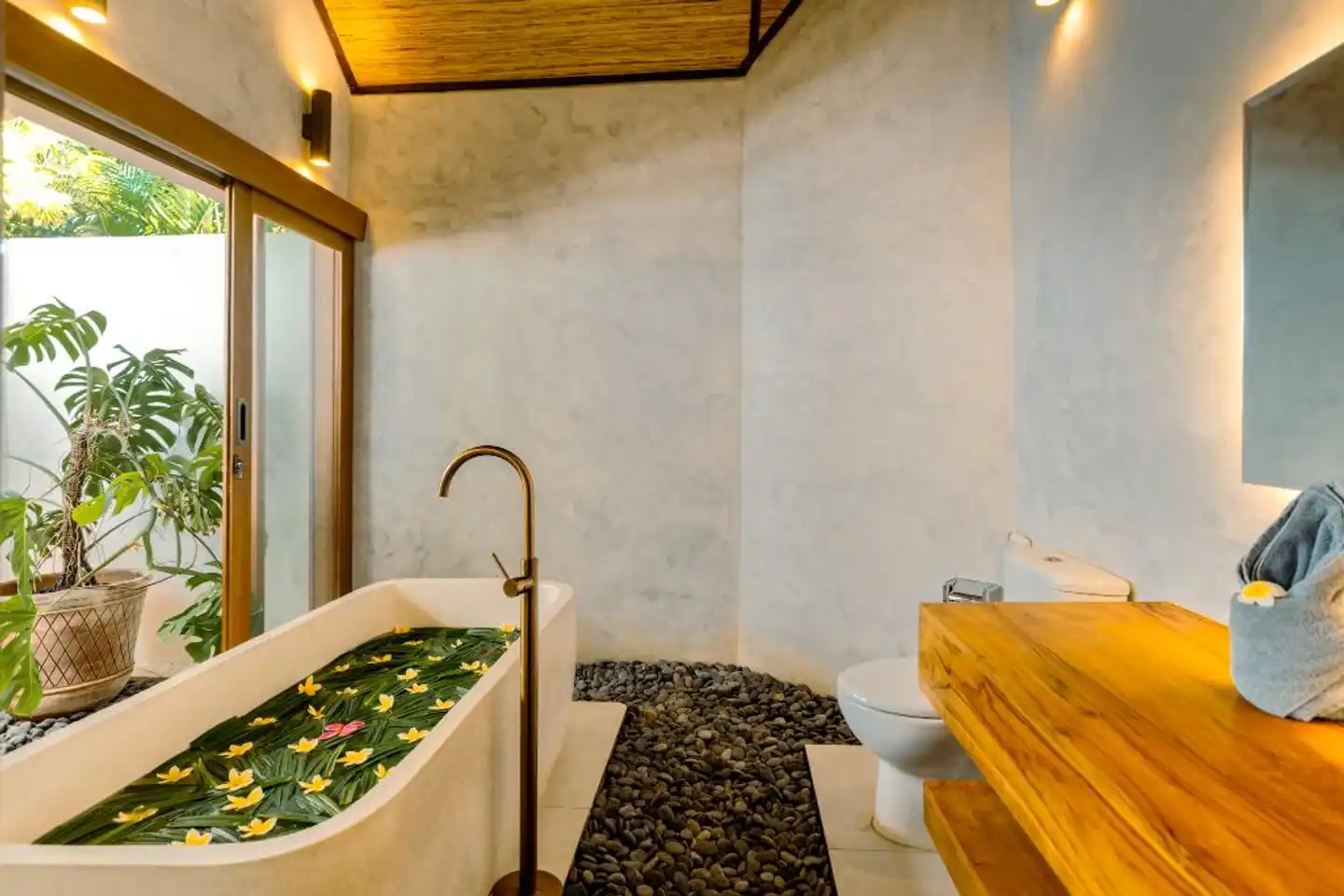 Sri Phala Resort & Villa Badezimmer