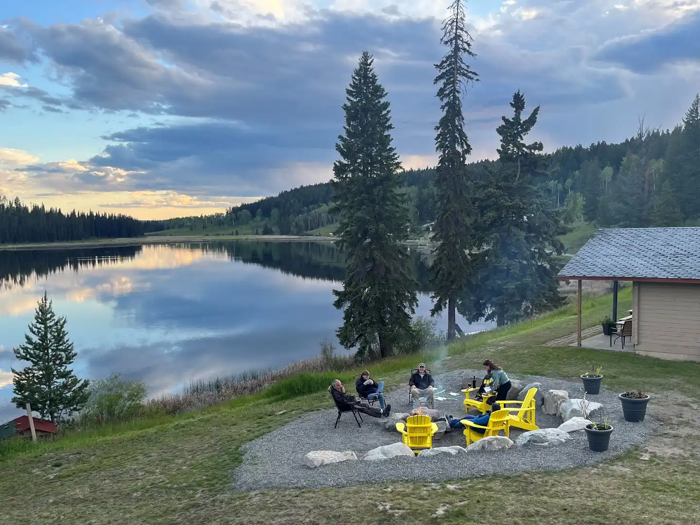 Lac Le Jeune Nature Resort Garten