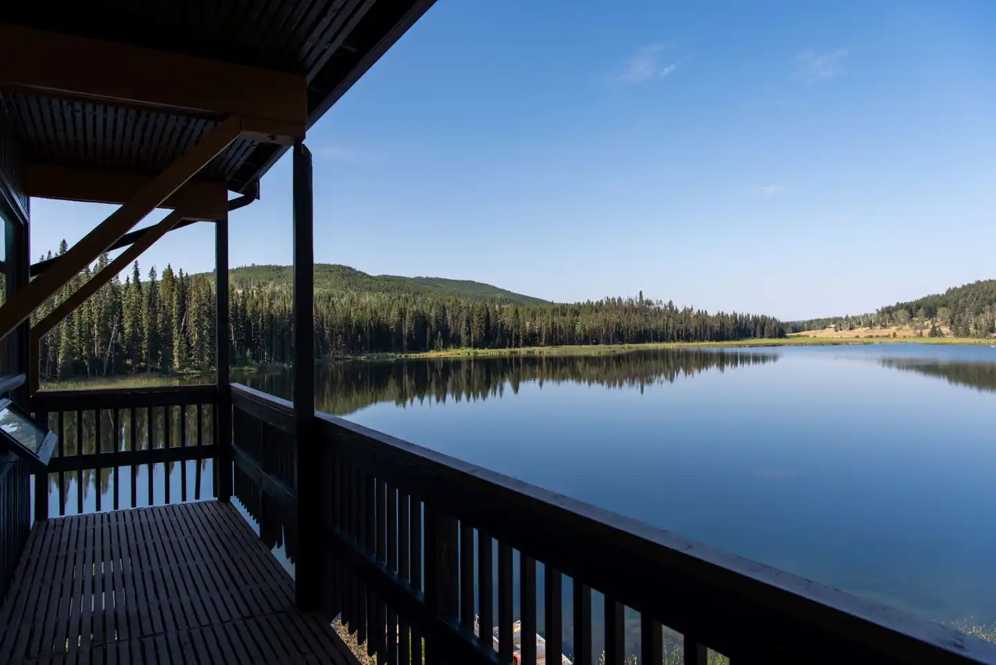 Lac Le Jeune Nature Resort Terrasse