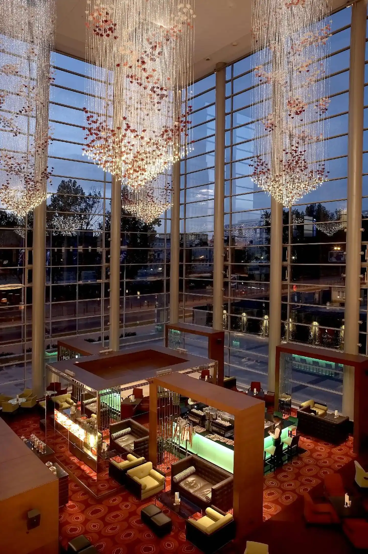 Hilton Warsaw Hotel Terrasse