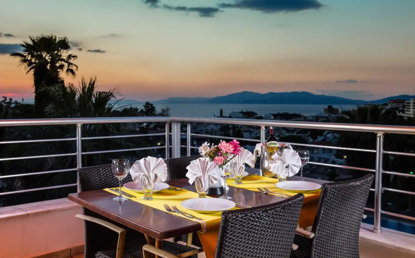 Palmin Hotel Terrasse