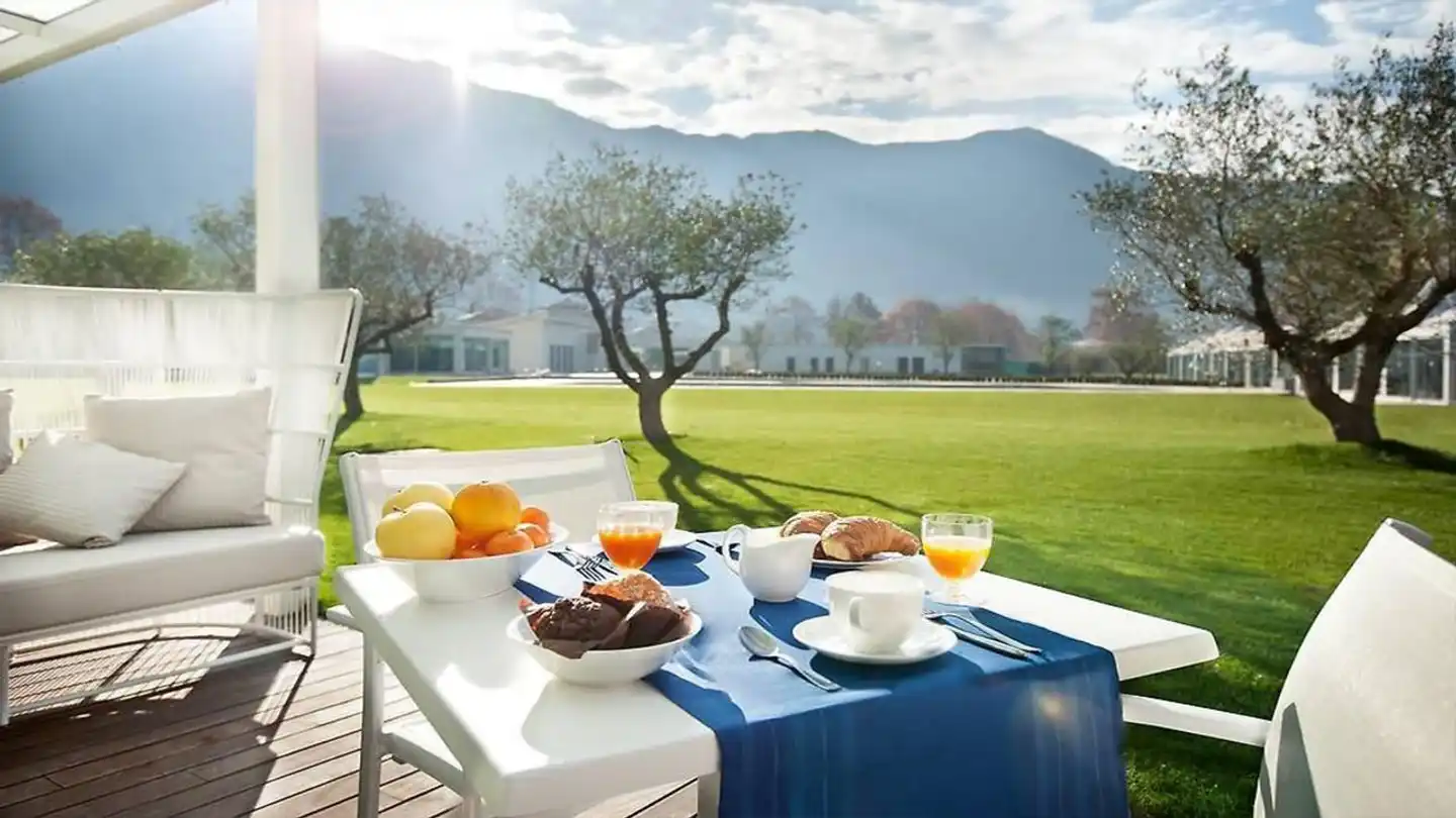 Seven Park Hotel Lake Como - Adults Only Terrasse