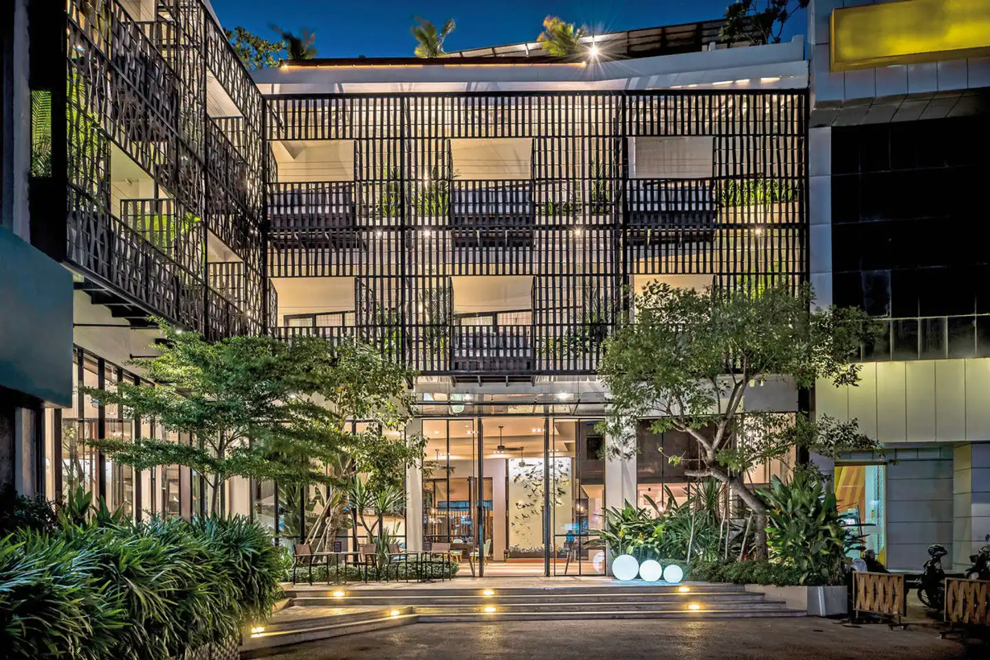 The Aviary Hotel Aussenansicht