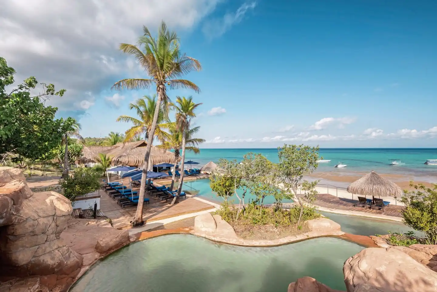 Natur, Busch und Strand Deluxe Terrasse