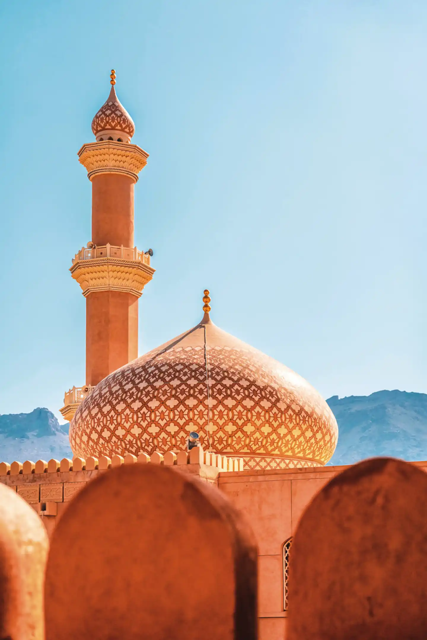 Oman entdecken Terrasse