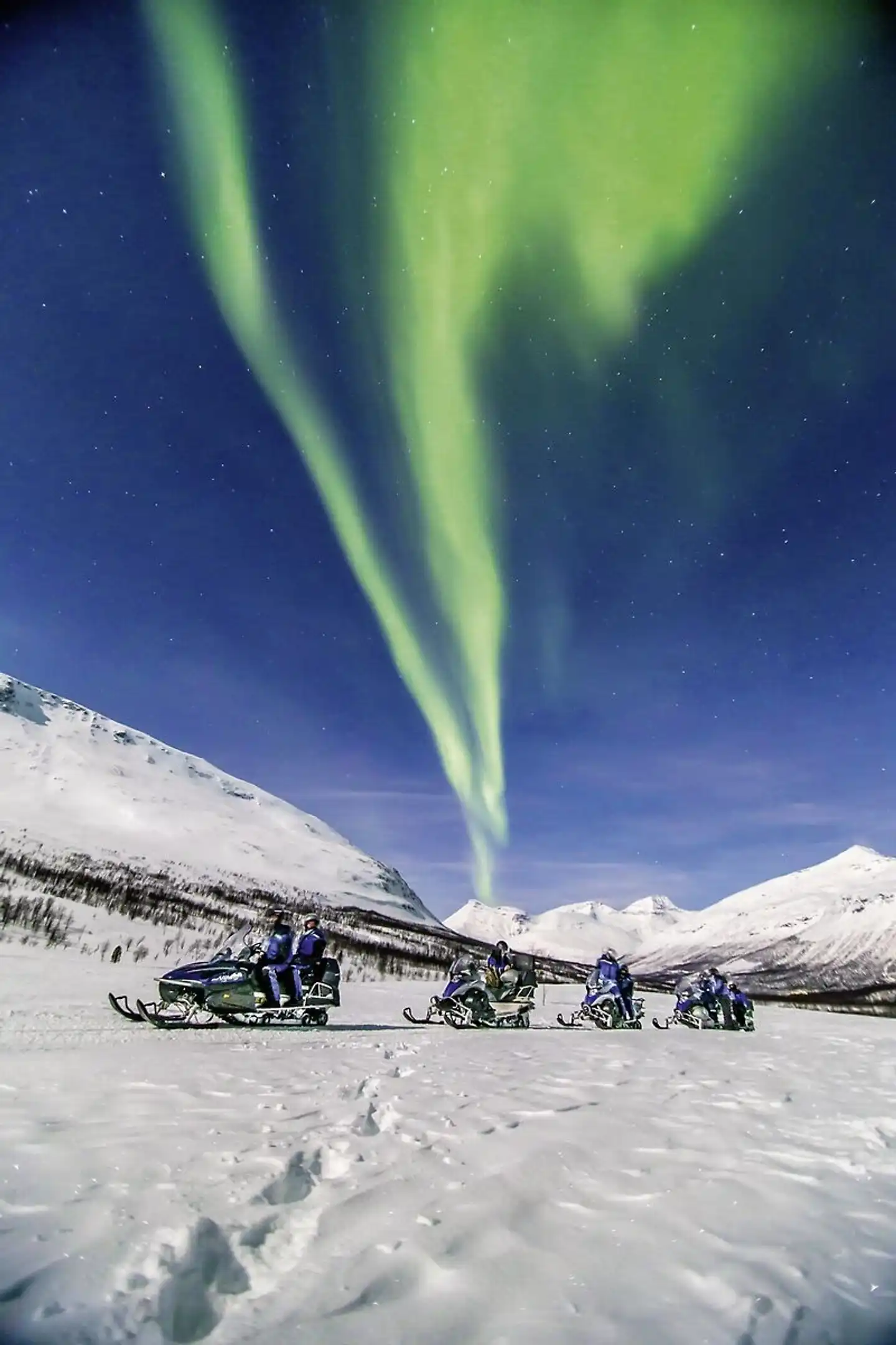 Polarlichtmetropole Tromsø Landschaft