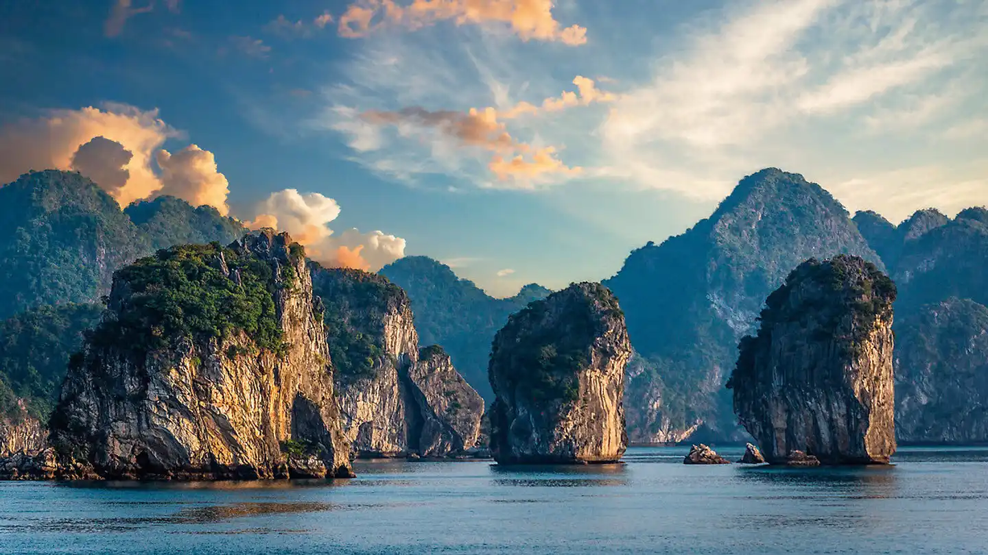 Naturschönheiten in Nordvietnam Landschaft
