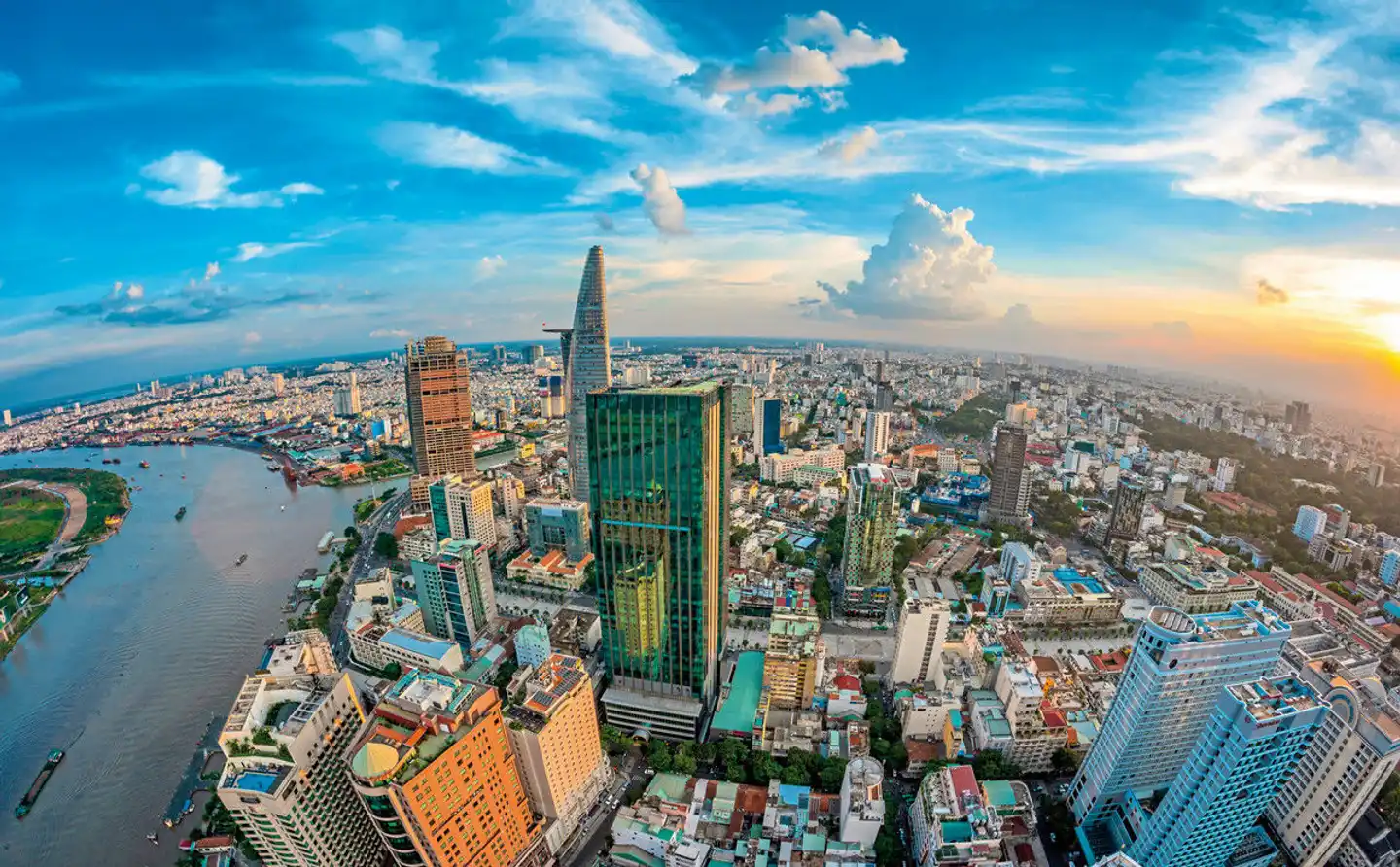 Stippvisite Ho Chi Minh Stadt Landschaft
