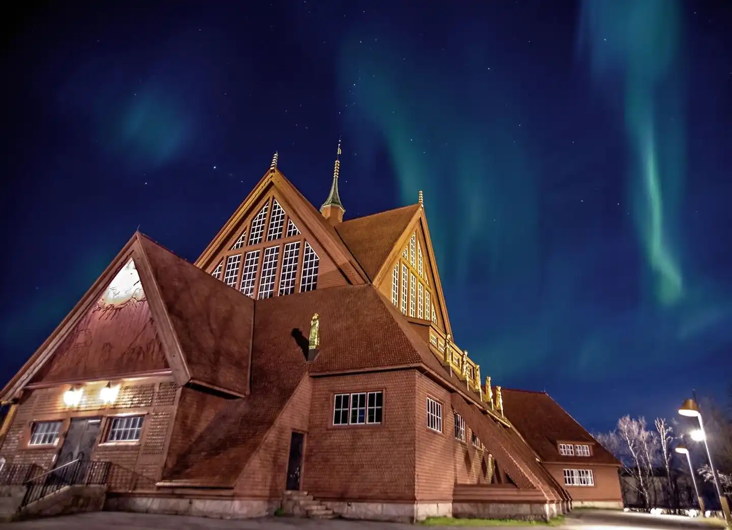 Polarlichtmetropole Kiruna Aussenansicht