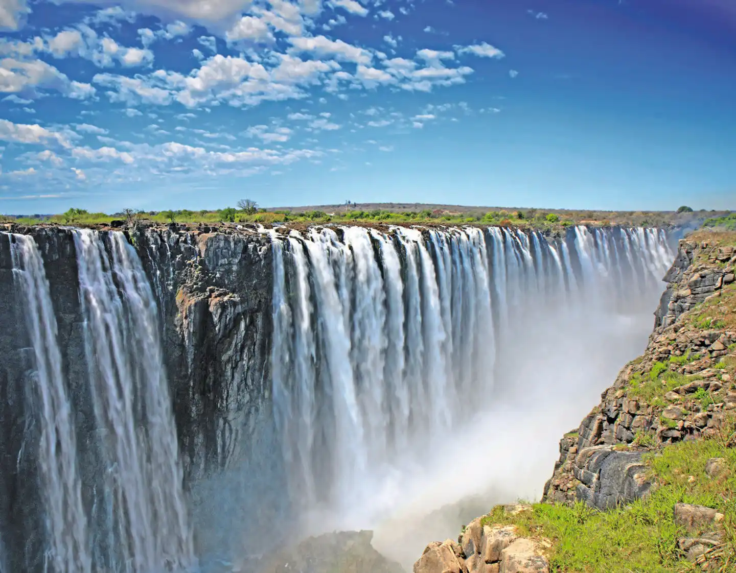 Safariromantik - Botswana und Victoria Falls Landschaft