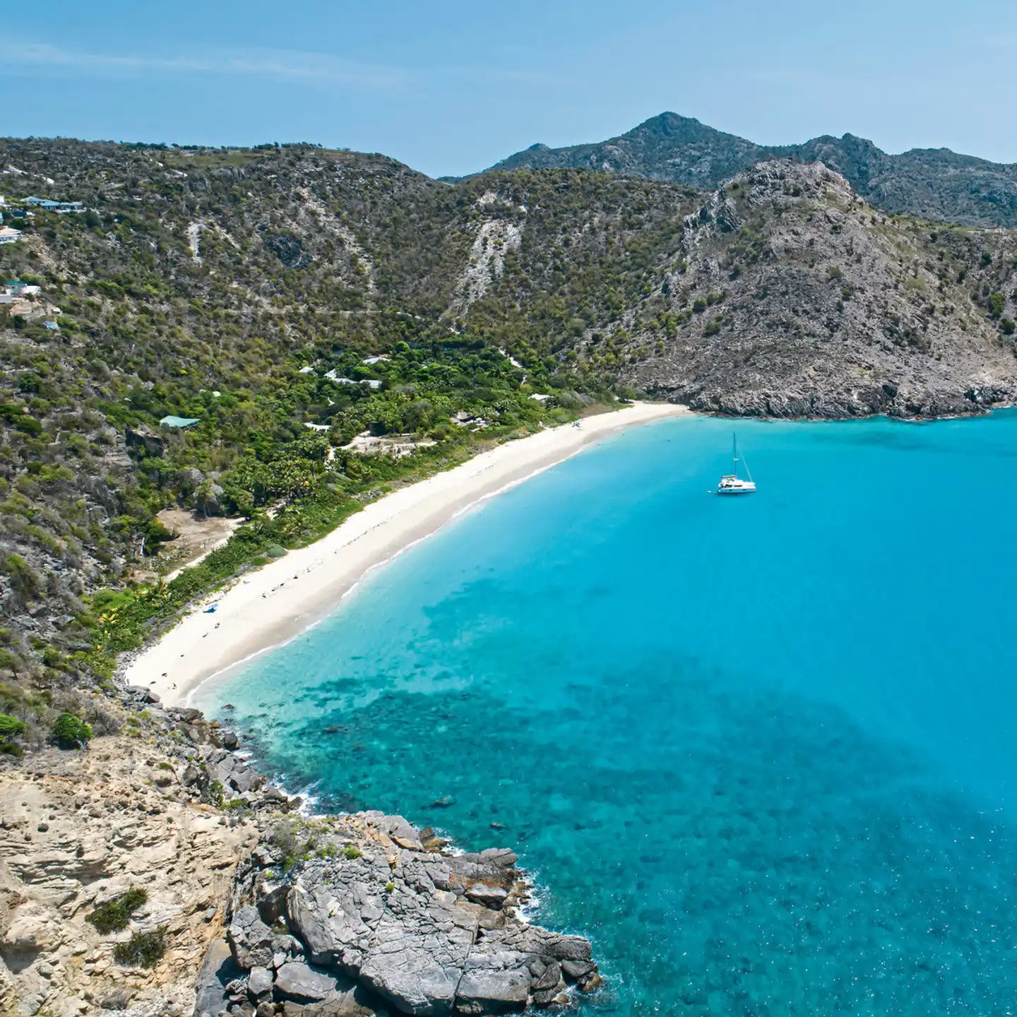 St. Barth und weiße Inselwelten Landschaft