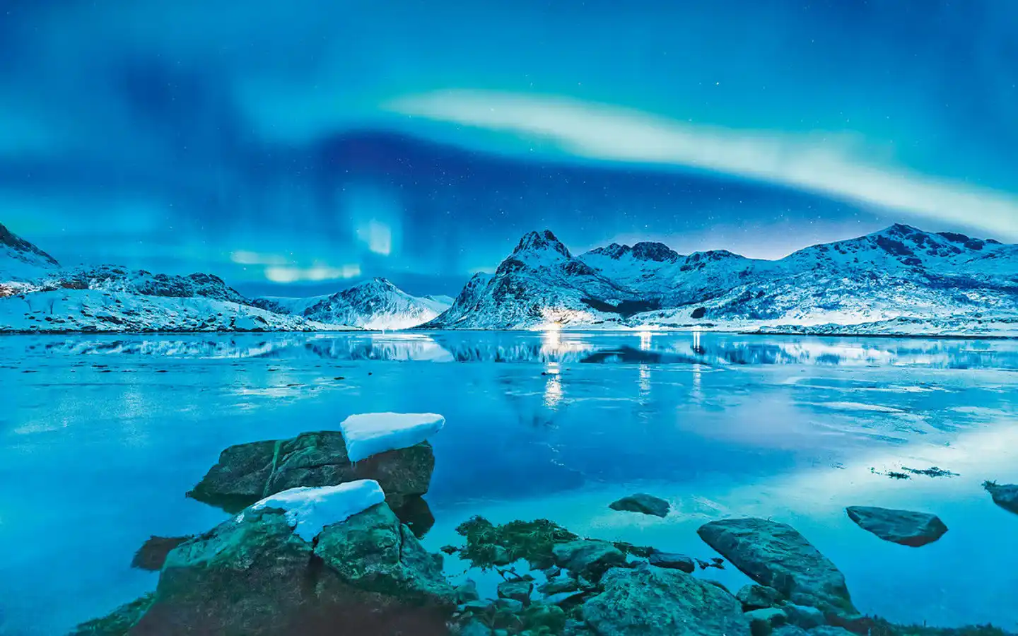 Polarlichtabenteuer Lofoten und Vesterålen Landschaft