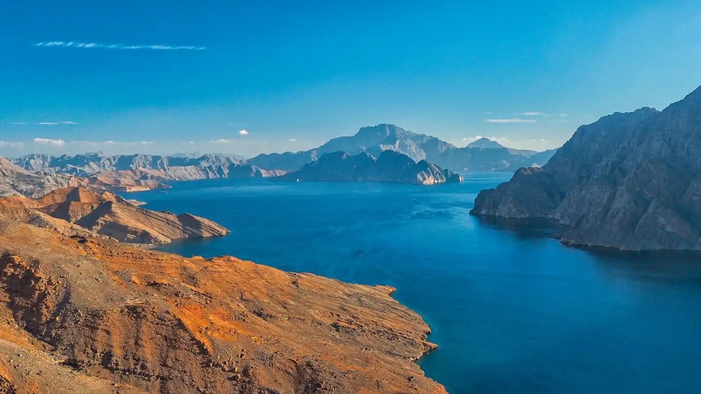 Geheimnisvolles Musandam ab Muscat/bis Dubai Landschaft