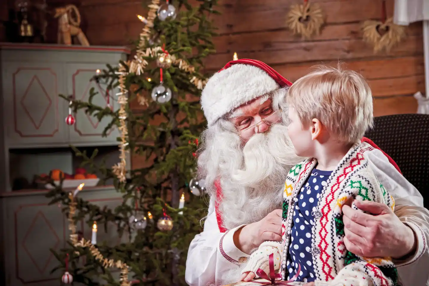 Hausbesuch beim Weihnachtsmann Personen