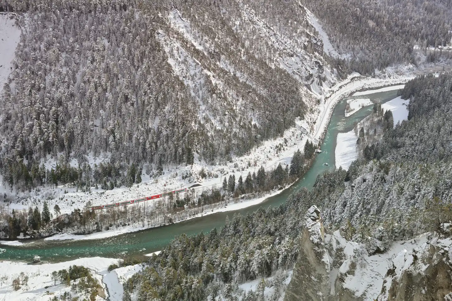 Bernina- und Glacier Express Graubünden Landschaft