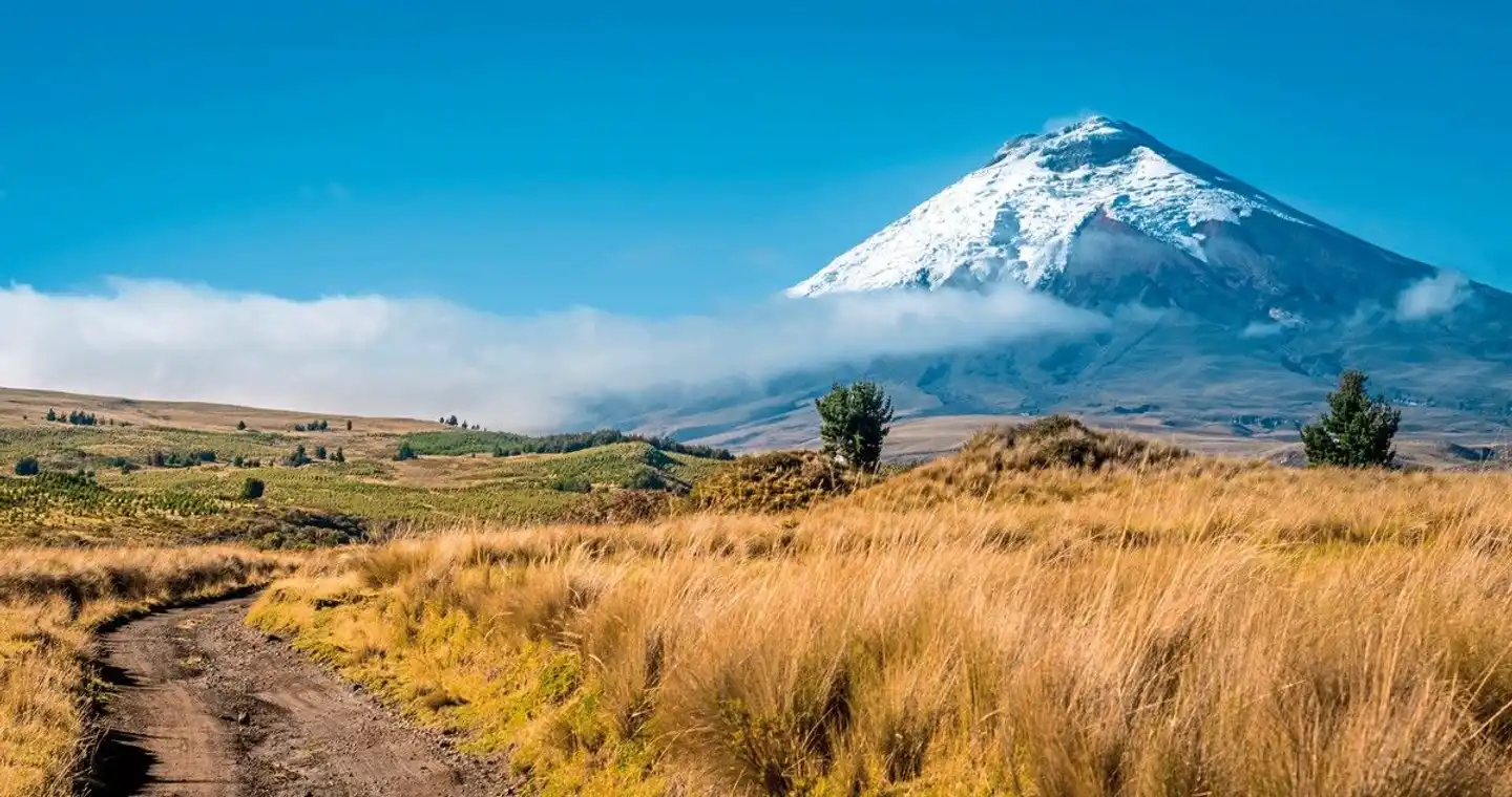 Farbenprächtiges Ecuador Landschaft